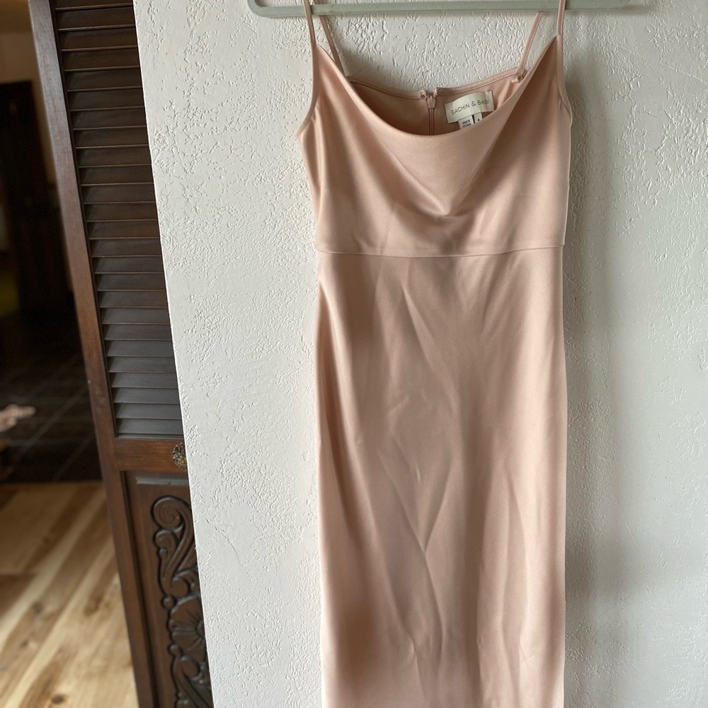 Sachin + Babi Pink Satin Dress - Picture 7 of 11
